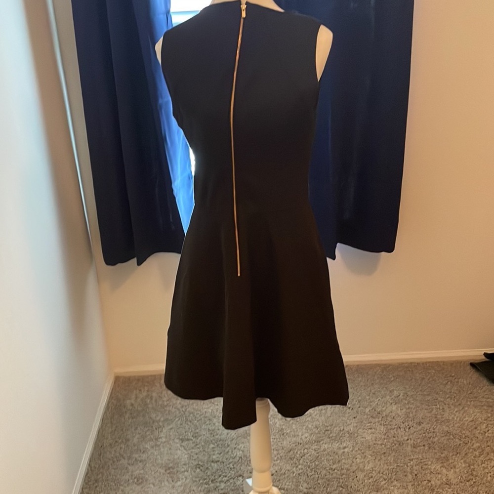 Banana Republic Black Dress With Gold Zipper